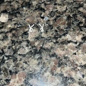 Crystal playboy Bunny Earrings